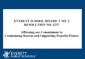   Adoption of Resolution 1237, Affirming our Commitment to Condemning Racism and Supporting Peaceful